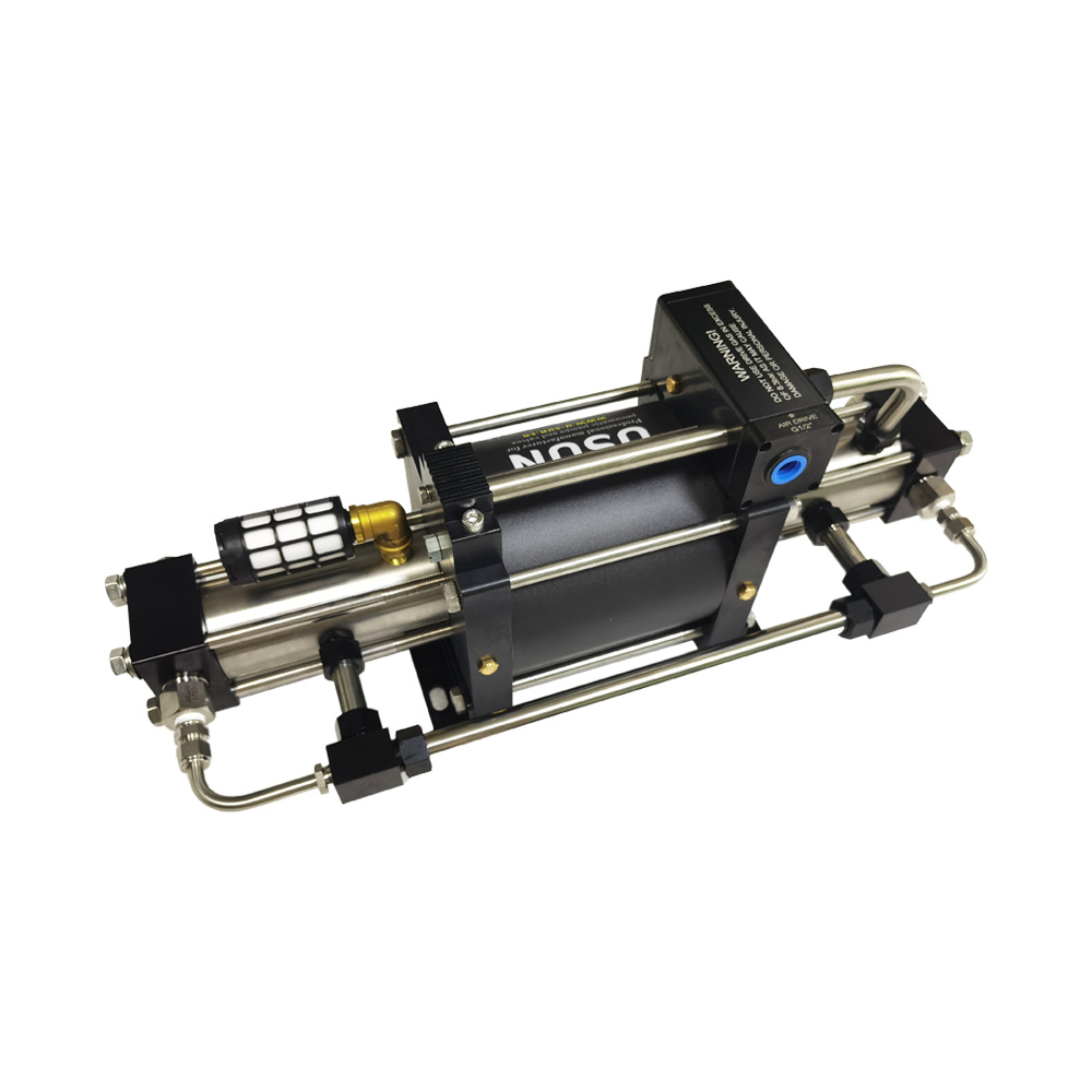 USUN GBT Series 160mm Driven Double Stage Pneumatic Air Driven Nitrogen Gas Booster Pump for Sale