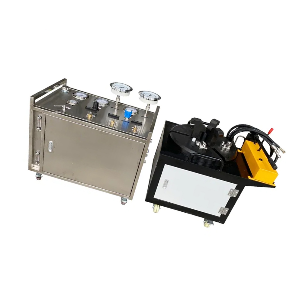 Manual Control Portable DN15-DN200 Hydraulic Safety Valve Test Bench with Clamping Table for Flange Or Threaded Safety Valve Testing