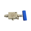 USUN Model: HS60126-F 1/4'' Connection 60,000 PSI High Pressure Micro Metering Angle Replaceble Seat Needle Valve