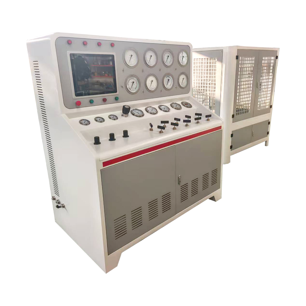 Computer Control Pneumatic Booster Pump Safety Valve Test Bench and Calibration Test Machine