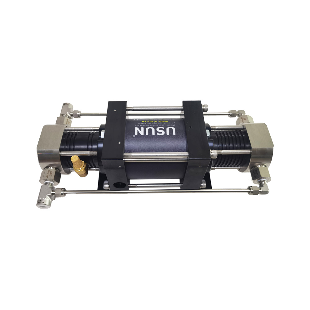 New Design USUN Model: XBD30-OL Mini Double Acting Pneumatic Driven Oxygen Gas Booster Pump for Diving Scuba