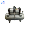 USUN Model:AB02-B 8-16 Bar output 100 MM driven cost effective air pressure booster pump with 20 L air tank and high pressure regulator 