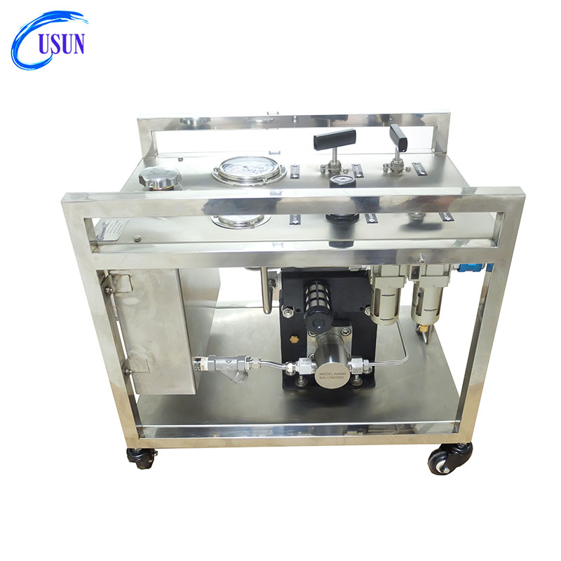 USUN Model:WS-AH Middle size 160MM driven ,single head air driven hydraulic test pump unit for hose /pipes and tubes testing 