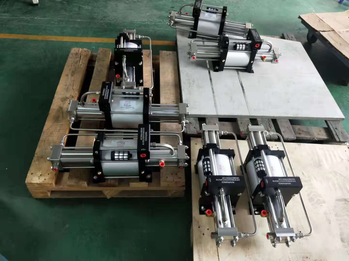 USUN Model:GBT7/30-OL 160mm driven double stage medical clean oxygen gas pressure booster pump for PSA plant use 