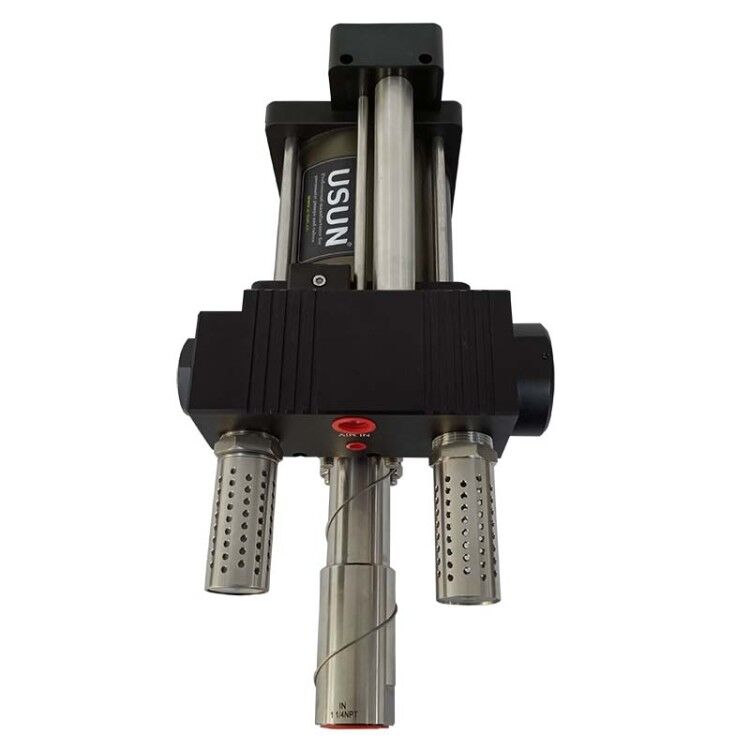 Good quality USUN Model:AGW long stroke double acting high pressure air driven hydraulic testing pump for oil and gas industry 