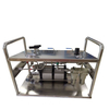 USUN Model:WS-2AT High flow stainless steel frame air driven hydraulic pressure testing pump system with valves and fittings and gauges 