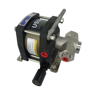 Top quality USUN Model:AF middle size pneumatic driven high pressure hydraulic testing pump for vessel or cylinder testing 