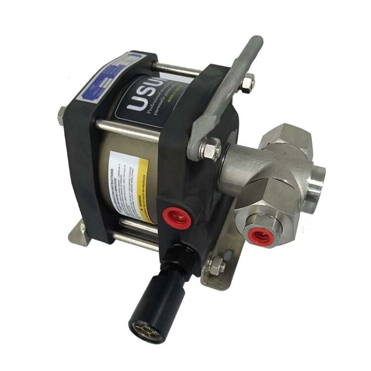 Top quality USUN Model:AF middle size pneumatic driven high pressure hydraulic testing pump for vessel or cylinder testing 