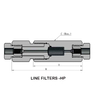 USUN Model: G202 -40um 20K PSI High pressure stainless steel line in gas or liquid filter with easy to change filter element replacement 