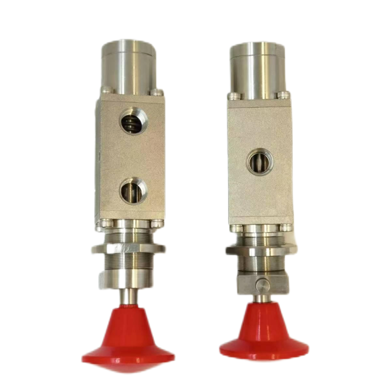 USUN Model : MRLV- SS-BHL Manual control 2 way 3 positions Stainless steel 316 High pressure Relay valve for wellhead control Panel 