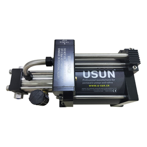 USUN Model:GB 160mm driven single action air driven gas booster pump for refilling gas cylinder 
