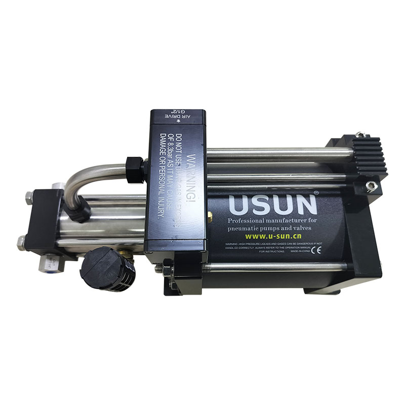 USUN Model:GB 160mm driven single action air driven gas booster pump for refilling gas cylinder 