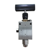 USUN Model: HS30126-F High pressure replaceable seat Angle type Micro metering flow adjustment needle valve 