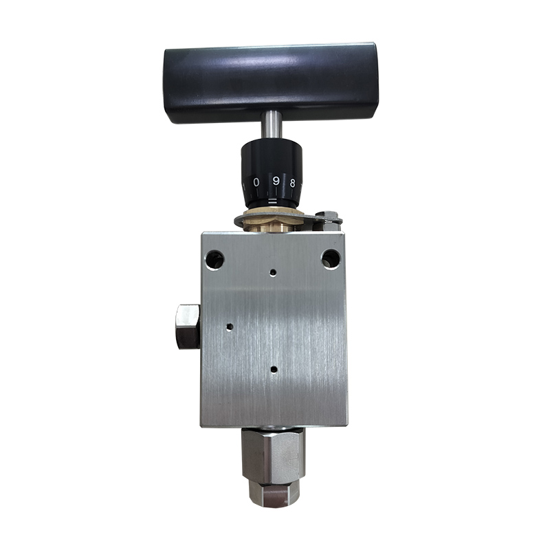 USUN Model: HS30126-F High pressure replaceable seat Angle type Micro metering flow adjustment needle valve 