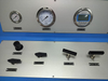 USUN Model:WS-AH-D Blue closed cabinet air driven hydraulic pressure testing pump skid with digital pressure gauge 