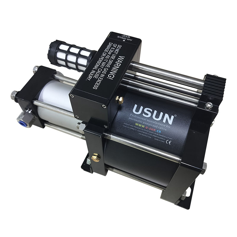 USUN Model:AB07 7:1 pressure ratio single action air pressure booster pump for leakage testing 