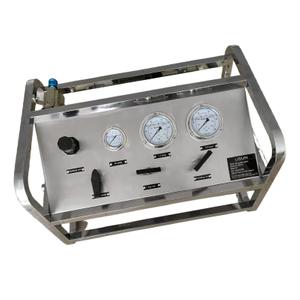 USUN Model:US-GBT 160mm driven double stage pneumatic gas booster pump system with pressure gauges ,valves and fittings 