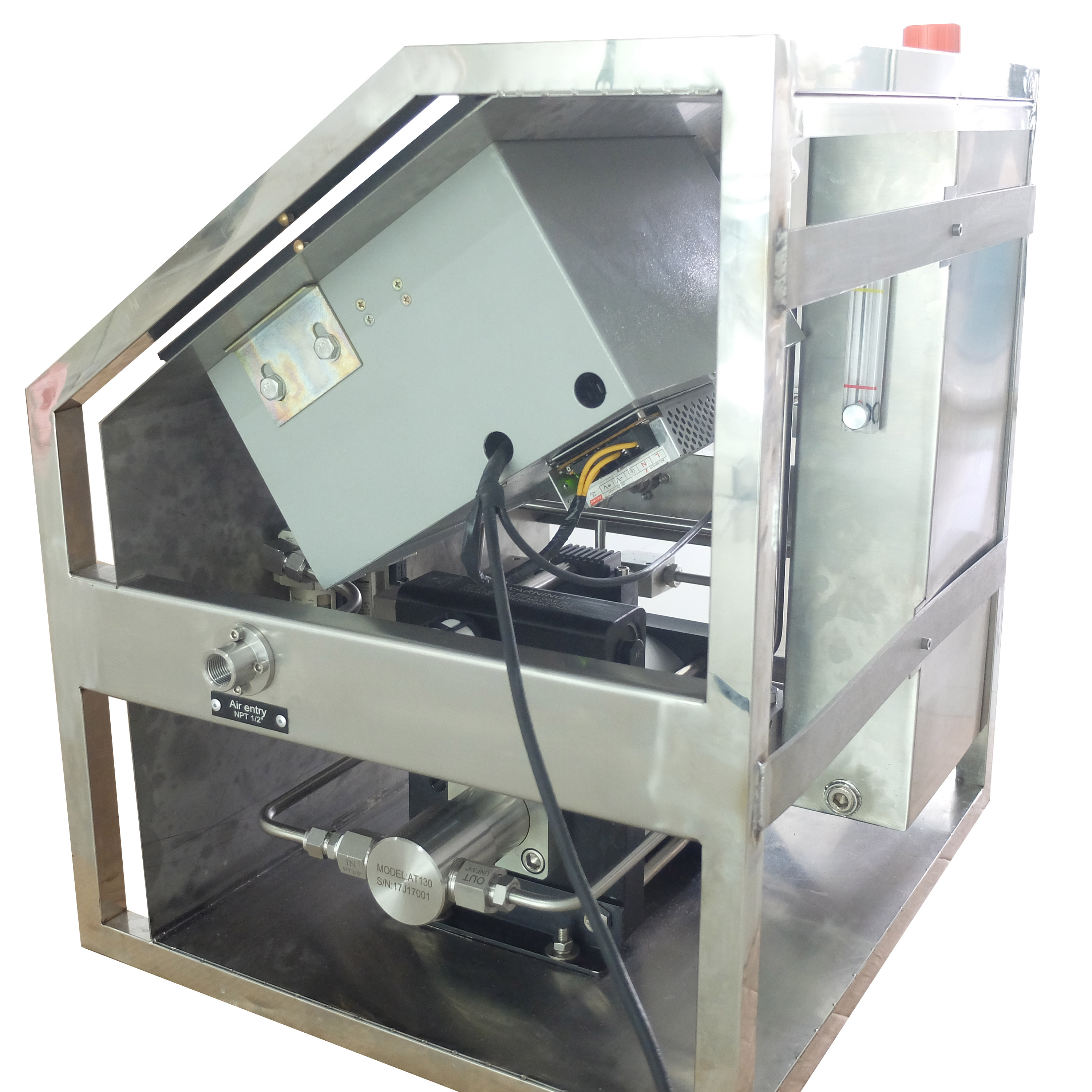 USUN Model:US-AT-C High pressure double action air driven hydraulic or oil pump system with circular chart recorder for oil and gas industry 