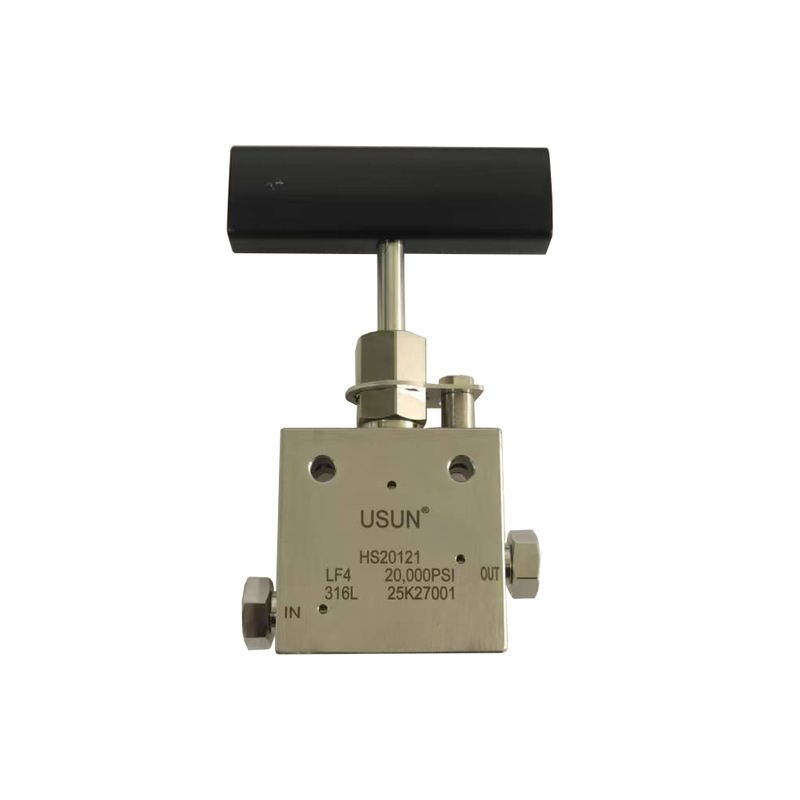 USUN Model: HS30121 30K PSI Similar HIP Brand High Pressure Stainless Steel Manual Control Needle Valve 