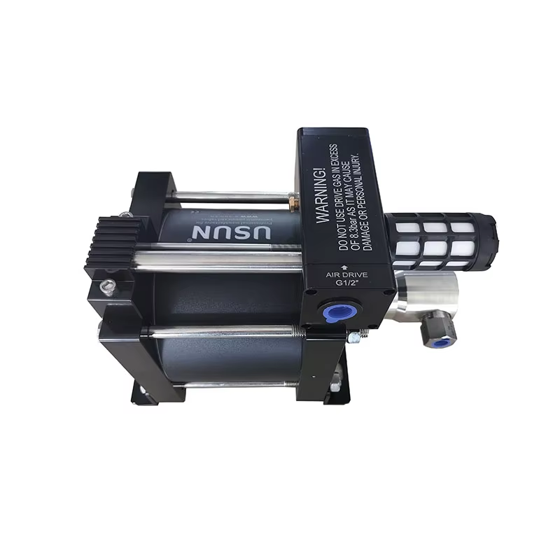 USUN Model:AH28-N2O160MM Driven Similar Haskel Pneumatic Driven Liquid N2O Pump for Filling Small Bottles