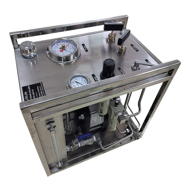 USUN Model:WS-AHD Type Doube Acting Air Driven Hydraulic Pump Unit/System for Pressure Vessel Testing