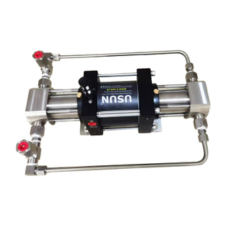 USUN Model:XT04/XT06 Double Acting 100MM Driven Small Size Air Driven Water/liquid Test Pump 