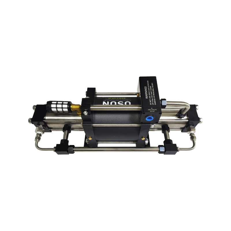 USUN GBT Series 160mm Driven Double Stage Pneumatic Air Driven Nitrogen Gas Booster Pump for Sale