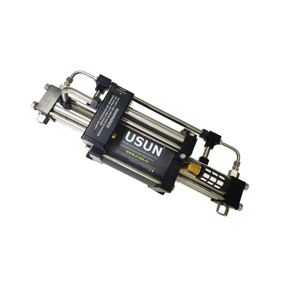 USUN Model:GBT 160mm Driven Double Stage Pneumatic Gas Booster Pump for Pressure Testing 
