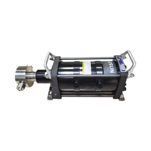 USUN Model:3AF1350 Max.690Mpa Similar Haskel Ultra High Pressure Triple Drive Single Acting Air Driven Liquid Water Testing Pump