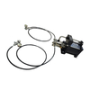 USUN Model:GB40-OL 150-300 Bar Output 160mm Driven Single Action Pneumatic Driven Oxygen Gas Booster Pump with Inlet And Outlet Hoses for Scuba Diver 