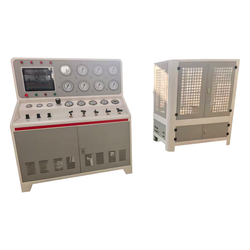 Computer Control Pneumatic Booster Pump Safety Valve Test Bench and Calibration Test Machine