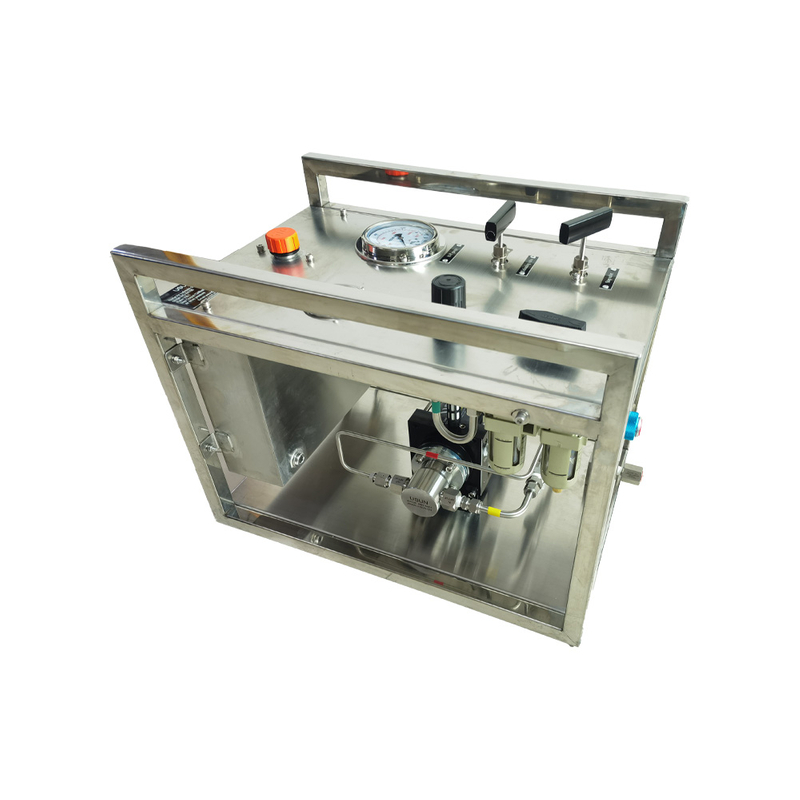 New Design USUN Model:WS-XH156 800-1200 Bar Air Driven High Pressure Hydraulic Pump System for Hose Or Valve Testing