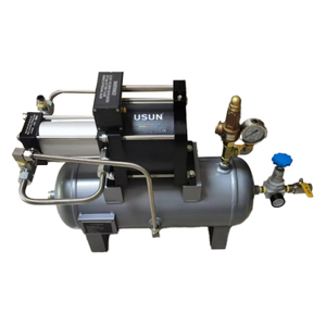 USUN Model:AB05T-20L complete air pressure booster pump system with 20L tank and air regulator and outlet high pressure regulator 