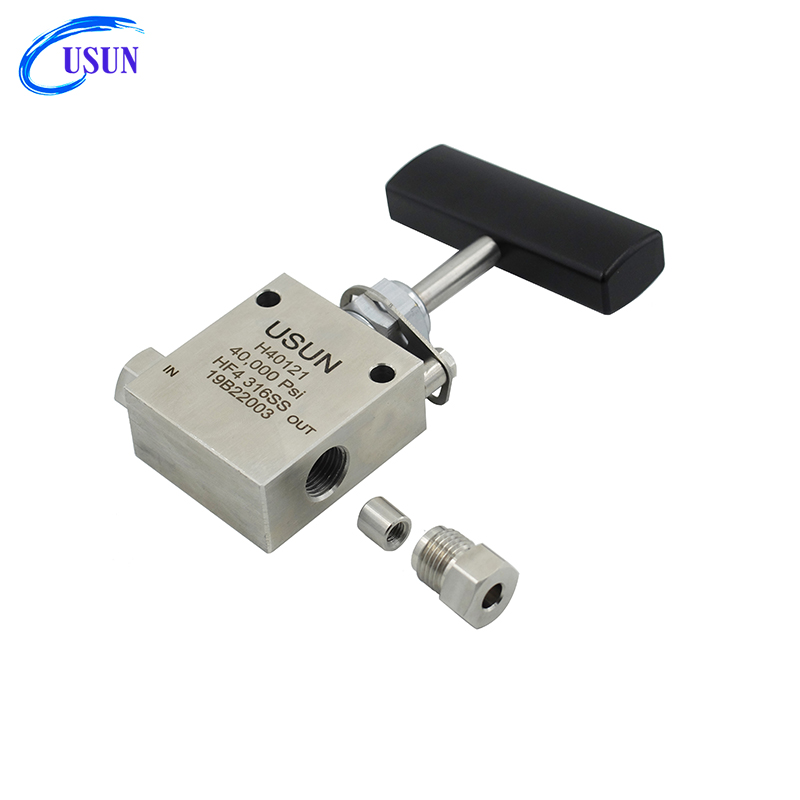USUN Model: HS30121 30K PSI Similar HIP brand High pressure stainless steel Manual control needle valve 