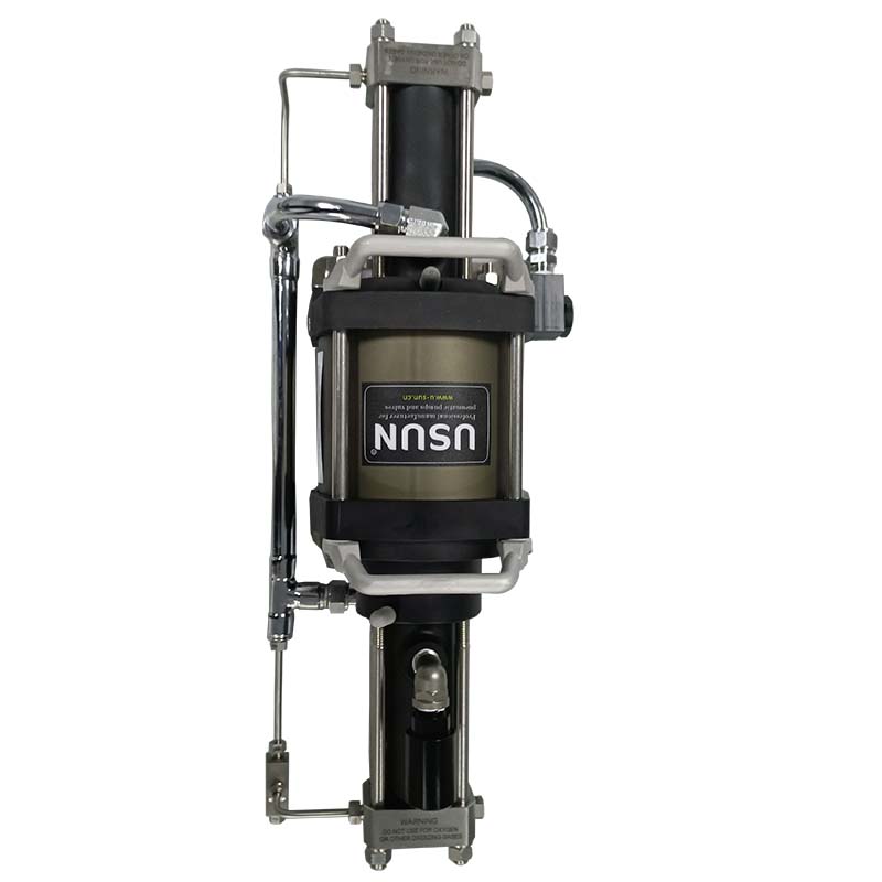 USUN Model:AGBT 6 inch driven diameter high quality two stage air driven high pressure gas booster pump for gas refilling 