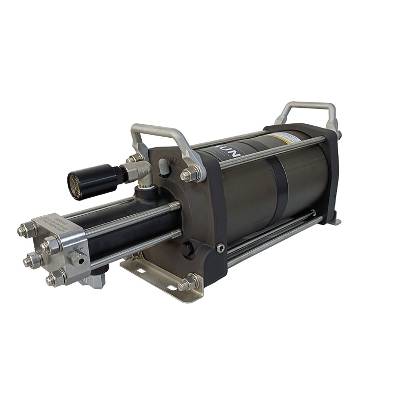 USUN Model:2AGB 6 inch driven diameter double head driven high pressure air driven gas booster testing pump 