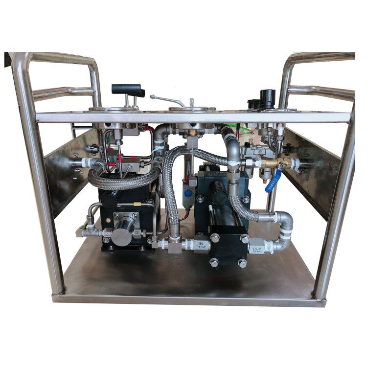 USUN Model:US-AT/XH High and low pressure dual air liquid pressure testing pump system 