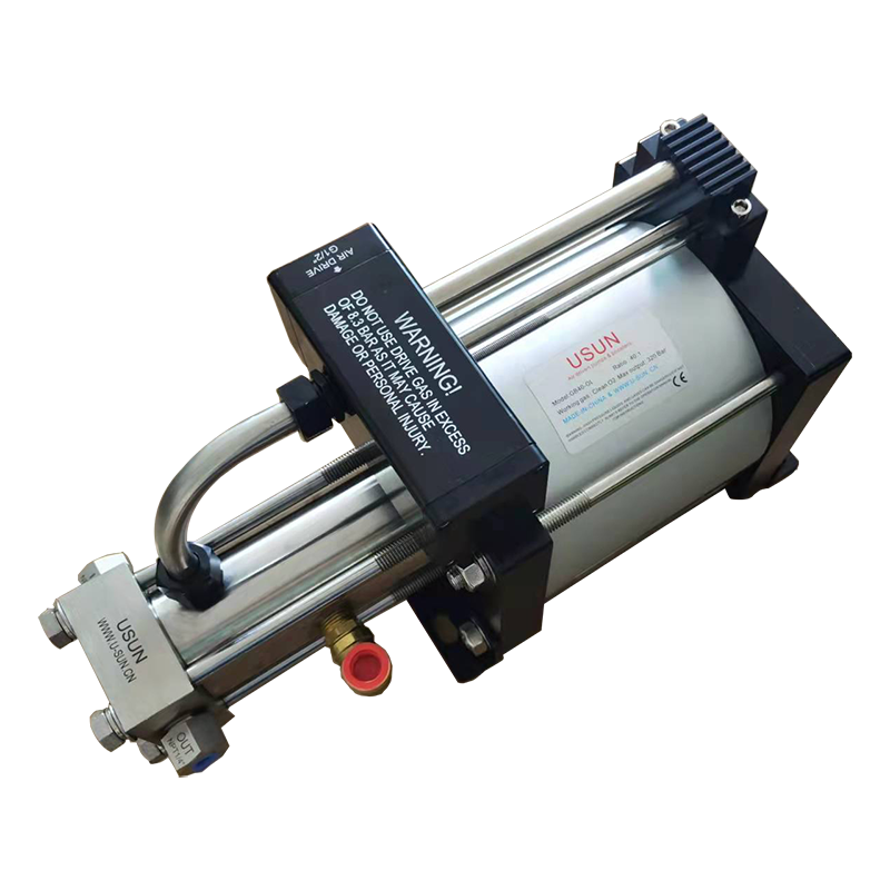 USUN Model:GB40-OL 150-300 Bar output 160mm driven single action air driven oxygen gas booster pump for diving use 