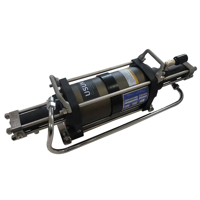 USUN Model:2AGBD double drive double action high pressure air driven gas booster testing pump 