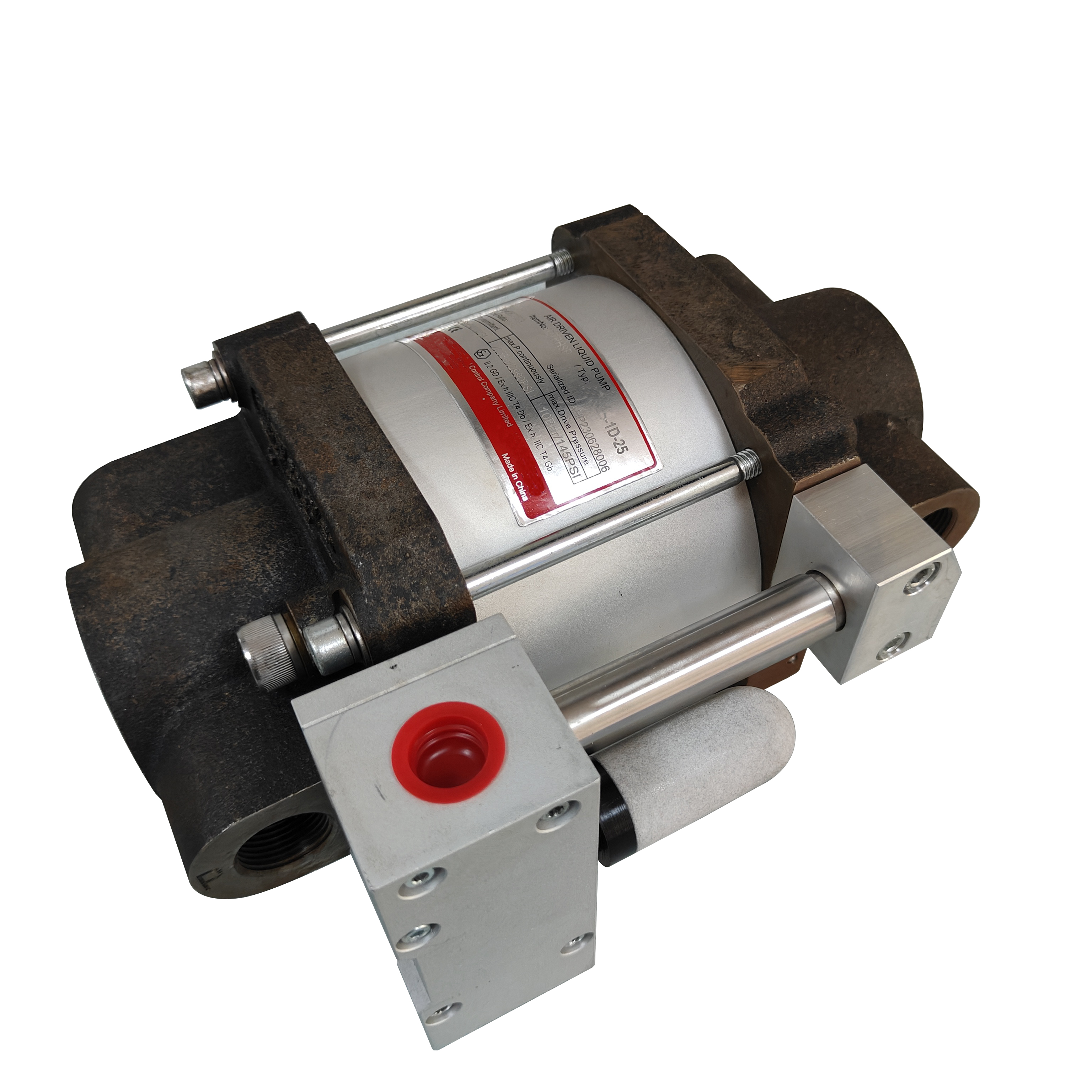 Top quality USUN Model:SD Single drive double action Maximator equivalent air driven oil pressure transfer pump 