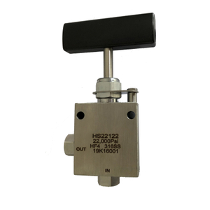 USUN Model: HS20121 -F 20K PSI Similar HIP brand Micro metering high pressure stainless steel needle valve 
