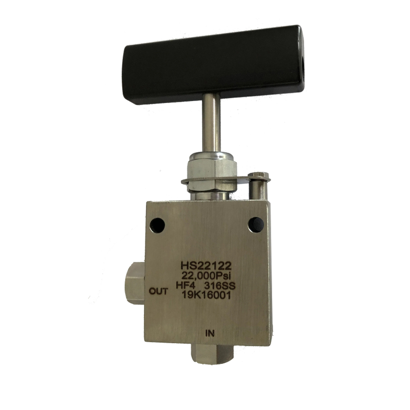 USUN Model: HS20121 -F 20K PSI Similar HIP brand Micro metering high pressure stainless steel needle valve 