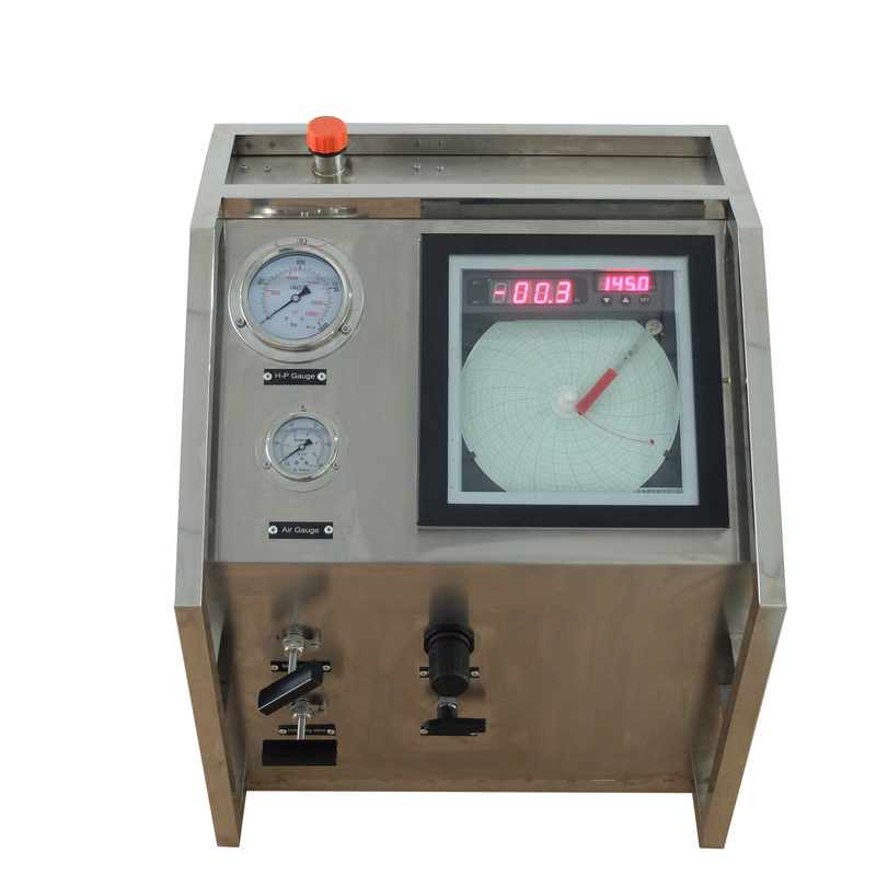 USUN Model:US-AT-C High pressure double action air driven hydraulic or oil pump system with circular chart recorder for oil and gas industry 