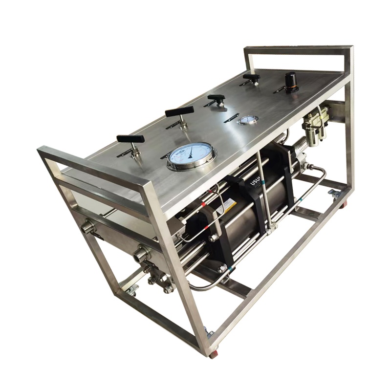 USUN Model :US-2GT120 MAX.15000 PSI Double Drive Double Acting High Pressure Air Driven Liquid Testing Pump Unit/System