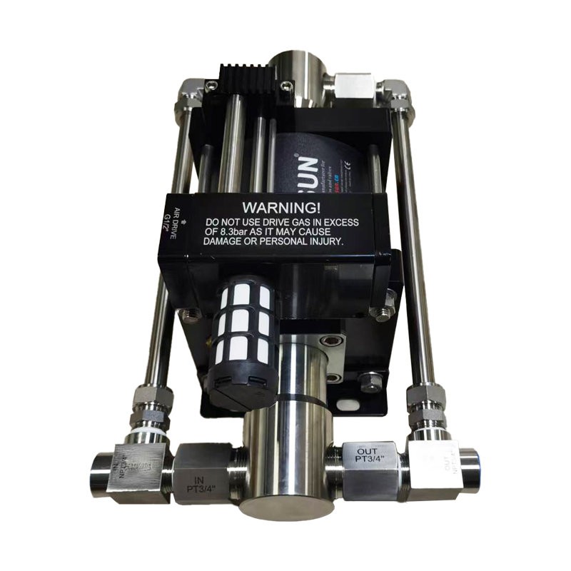 USUN Model:AT16-CO2 50-120 Bar Out Faster Filling Pneumatic Driven Liquid CO2 Booster Pump for Cylinder Refilling 