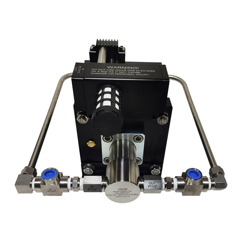 USUN Model:AT28-N2O 100-200 Bar Out High Pressure Air Driven Liquid N2O Pressure Transfer Pump 