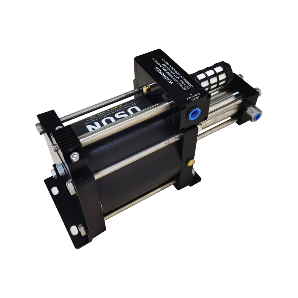 USUN Model:GB10-CO2 160mm Driven Single Action Pneumatic Driven CO2 Booster Pump for Refilling CO2