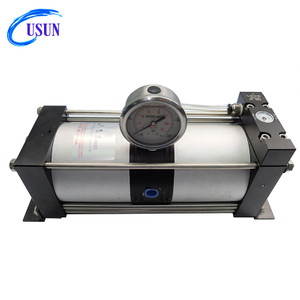 USUN Model:AB02 8-16 Bar output 100 MM driven cost effective air driven air pressure amplifier 