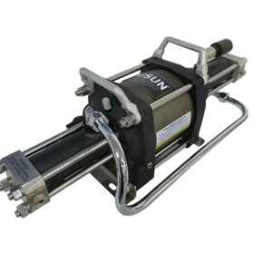 USUN Model:AGBD 6 inch driven diameter high quality double action air driven high pressure gas booster pump for gas cylinder refilling 