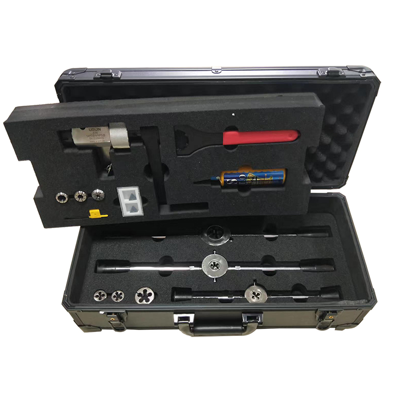 USUN Model: CTA -F 1/4'' ,3/8 '' ,9/16'' OD Complete manual conical and threading tooling box for different sizes 
